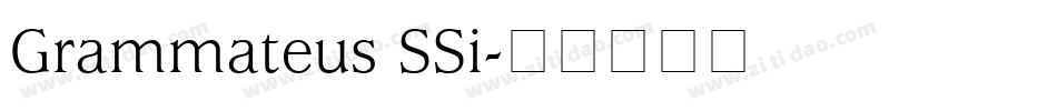 Grammateus SSi字体转换